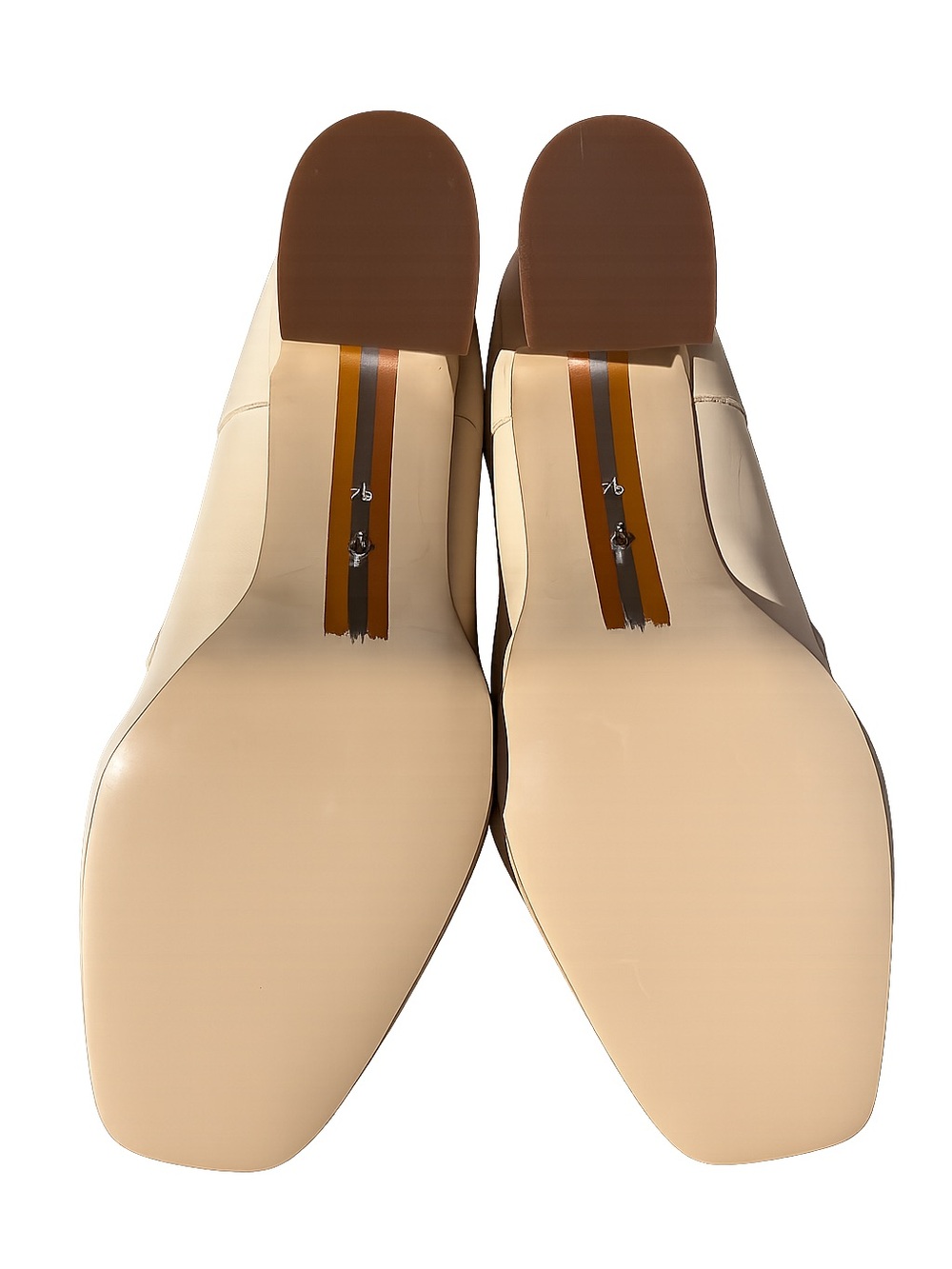 Sam Edelman Jeanette Ivory Platform Chunky Block Heel Penny Loafer Leather NIB - Picture 6 of 8